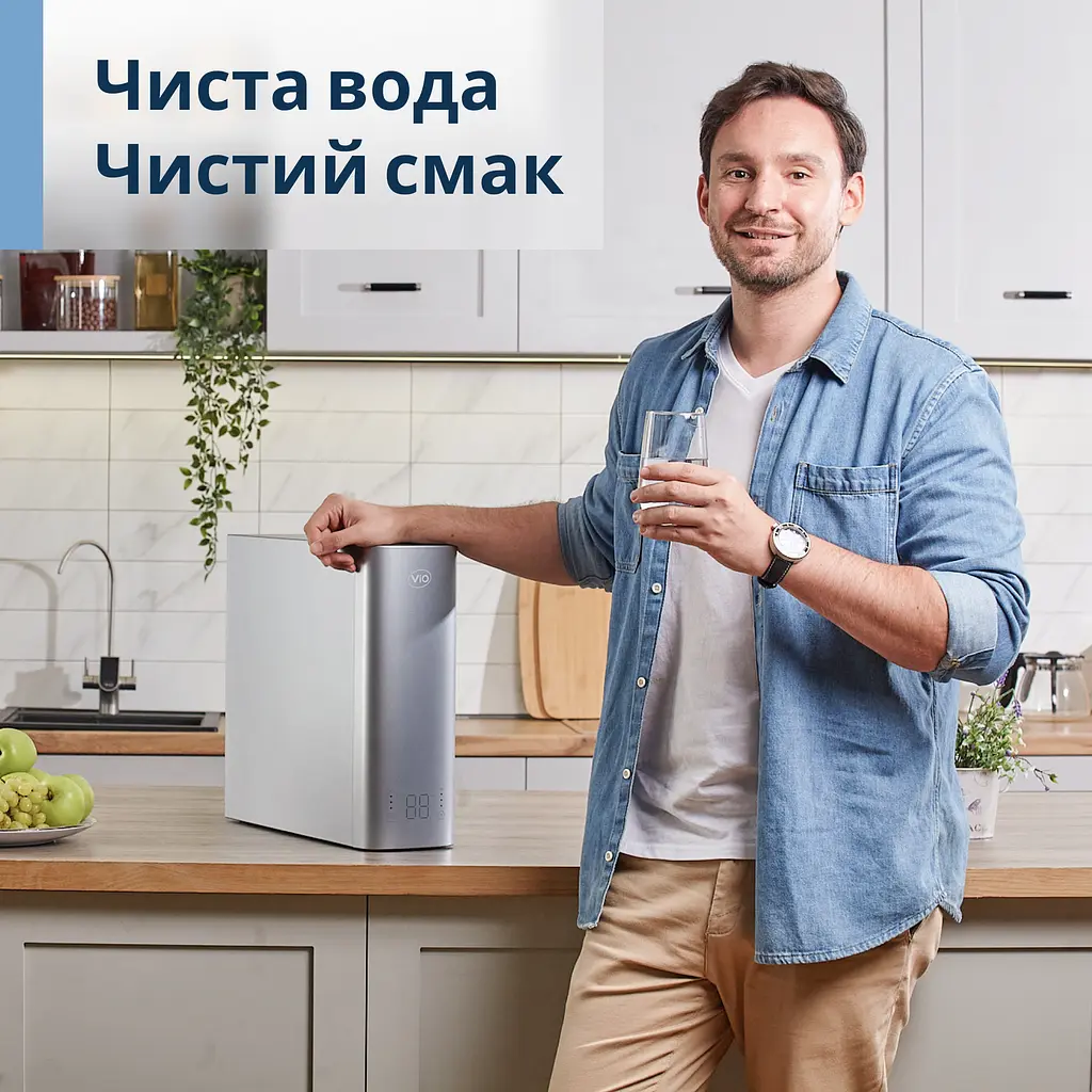 Професійний фільтр ViO AW-RB08-1200T для очистки води із системою зворотного осмосу, 3,1 л/хв. - фото 4