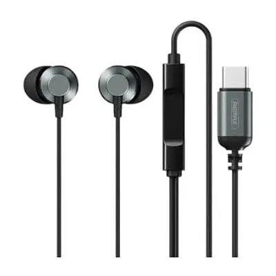 Навушники Remax Metal Wired Earphone Type-C RM-512a штекер usb-c білі - фото 5