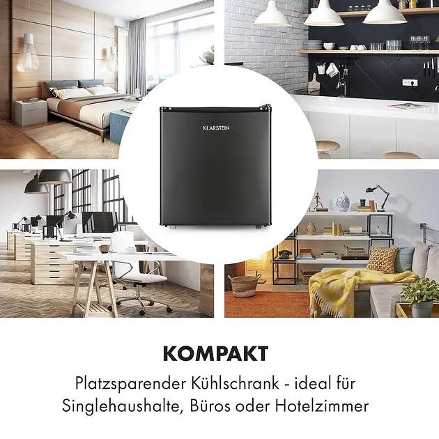 Мини холодильник Klarstein Obsidian 46л (10045834) - фото 4