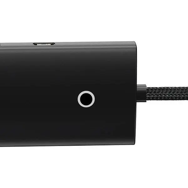 USB-хаб Baseus Lite Series 4-in-1 Hub Adapter Black (WKQX030401) [105720] - фото 3