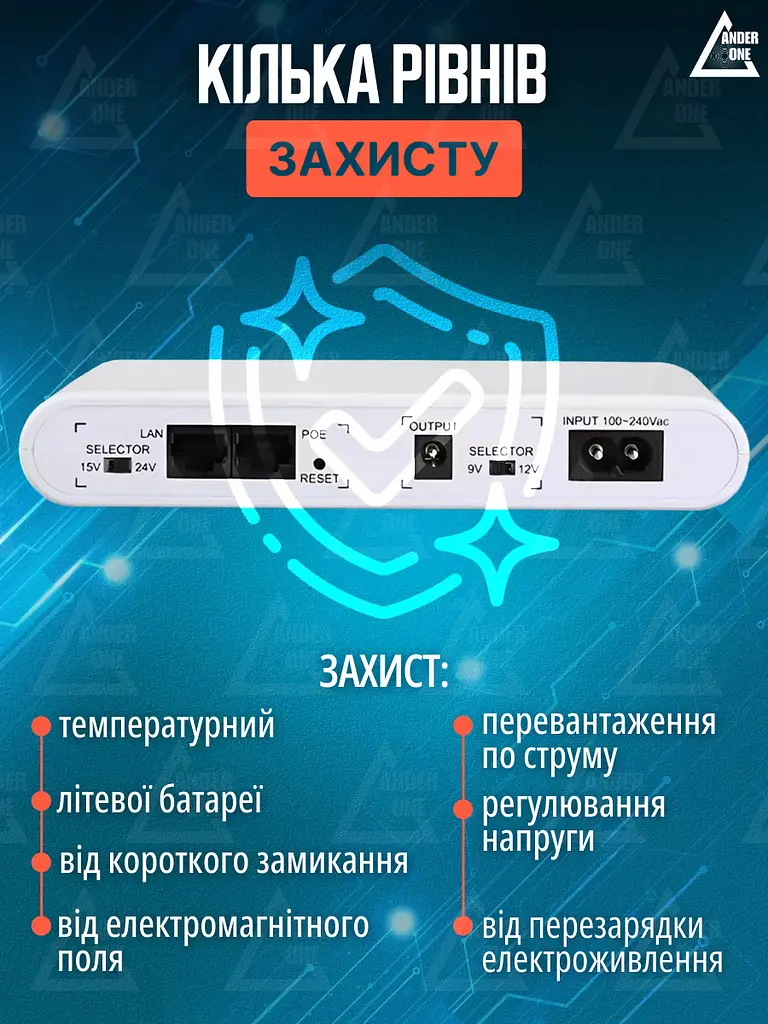 Джерело безперебійного живлення 8800 мА-г 5/9/12V USB Біле (5255404736) - фото 3