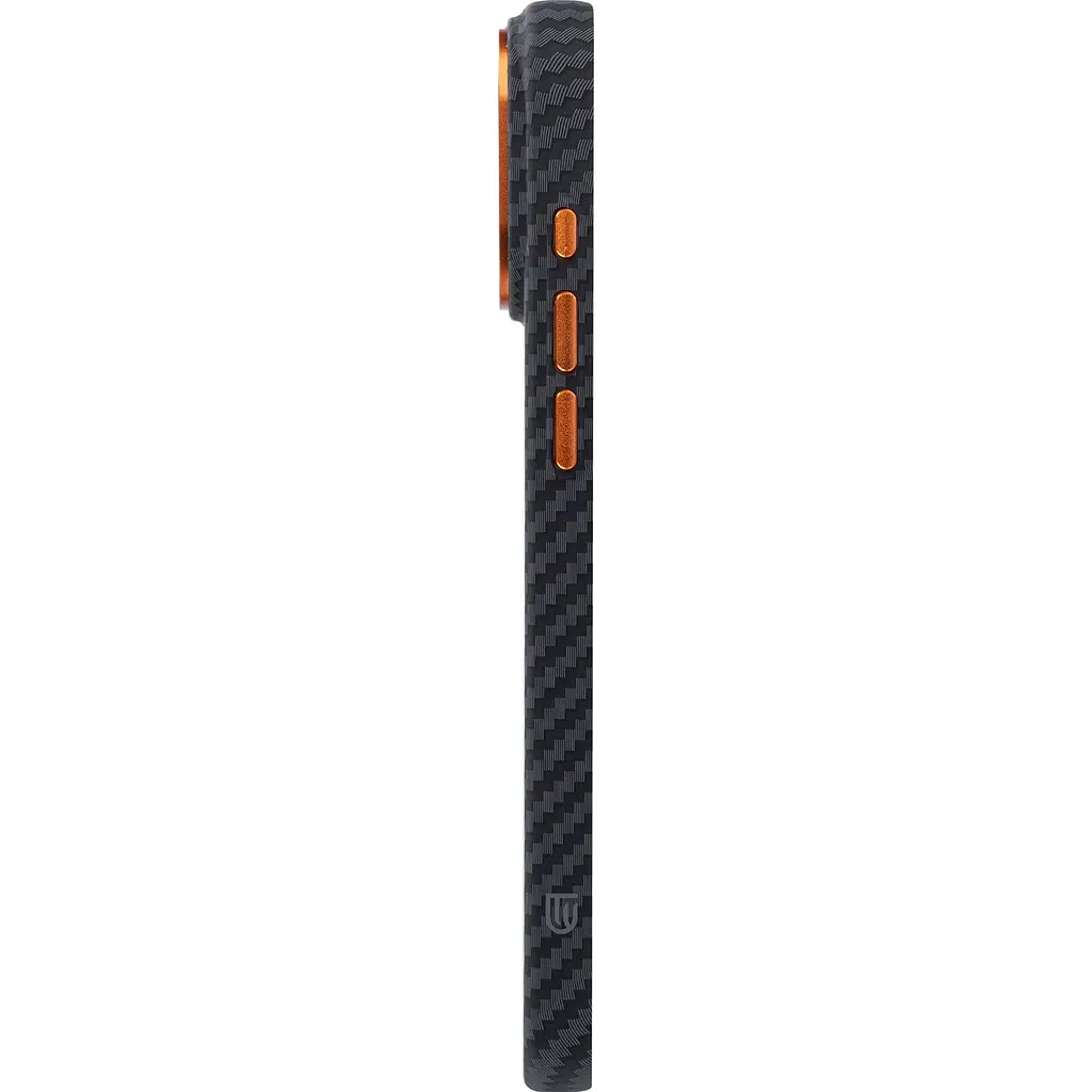 Чохол ArmorStandart LikeCarbon2 SE MagCase для Apple iPhone 17 Pro Black Orange (ARM89161) [156300] - фото 6