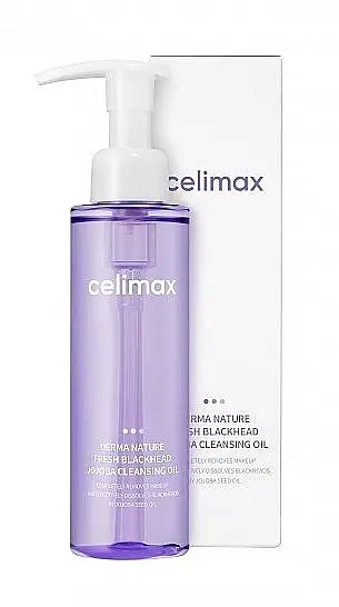 Гідрофільна олія для очищення обличчяg 150 мл Celimax Derma Nature Fresh Blackhead Jojoba Cleansing Oil - фото 2