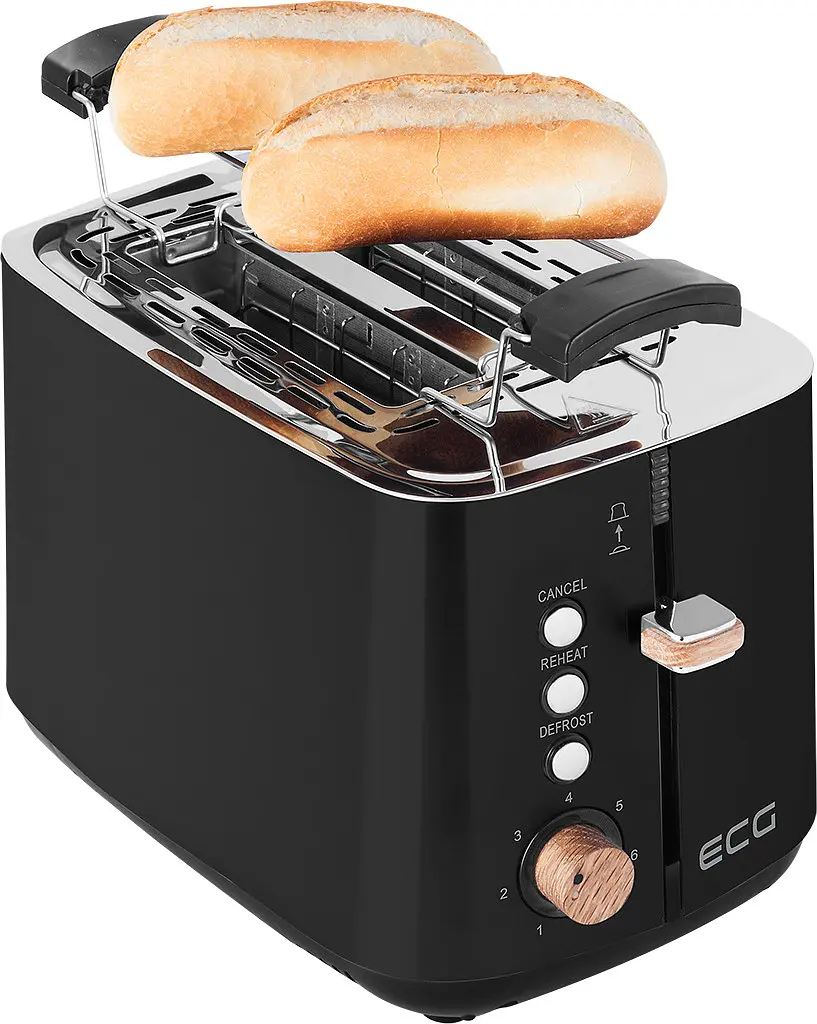 Тостер ECG ST 2768 Timber Black - фото 2