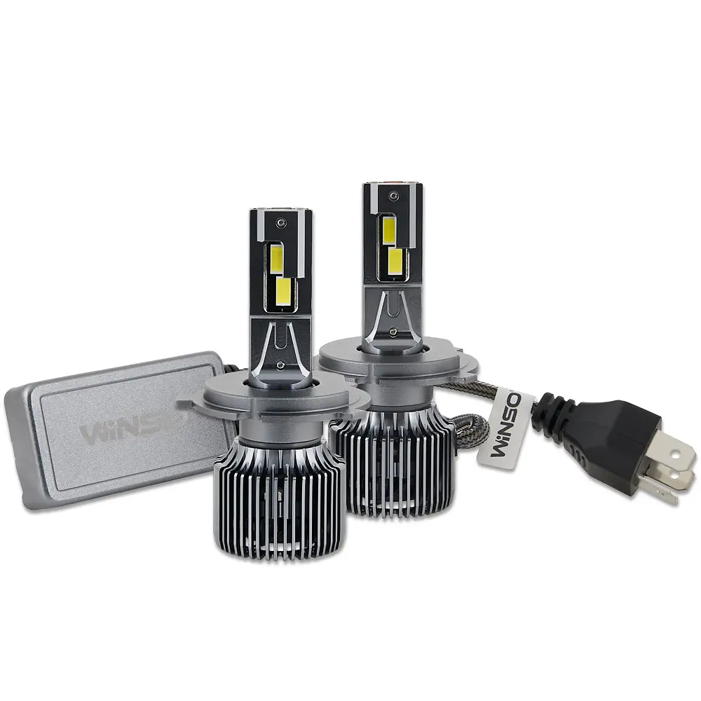 Автолампа Winso LED H4 12/24V 130Вт 11000Лм 6500K CSP3570 2 шт. (799400) - фото 3