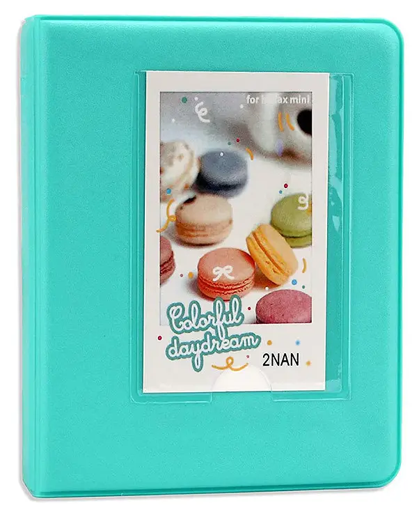 Фотоальбом для Fujifilm Instax Mini (12, 11, 40, 70, 90, 99, EVO, Link, Liplay) Polaroid 300, Z2300 на 64 фото, бірюзовий  - фото 4
