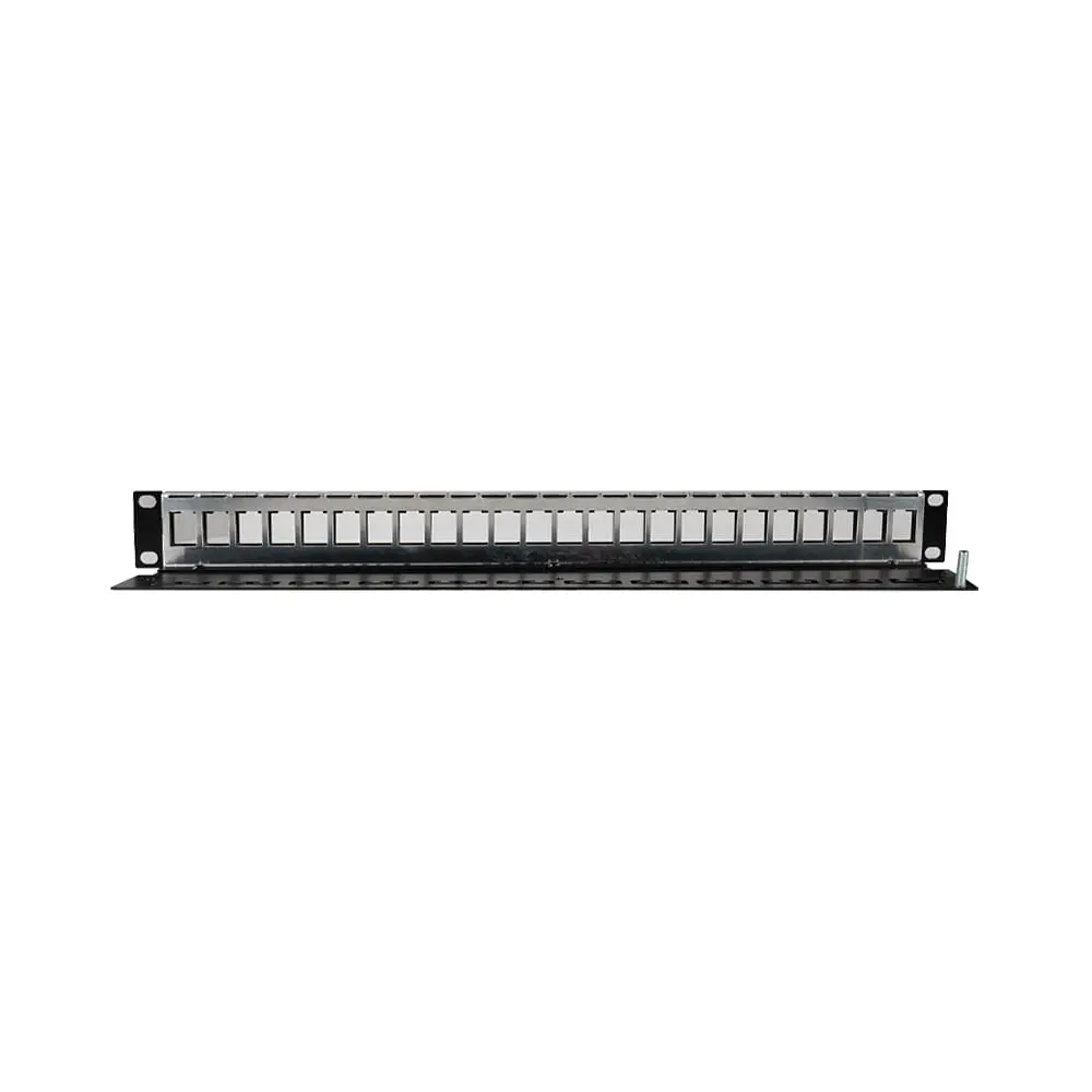 Патч-панель 24 порти Keystone NVC-P-05/24 19" 1U неекранована (73-00146) - фото 3