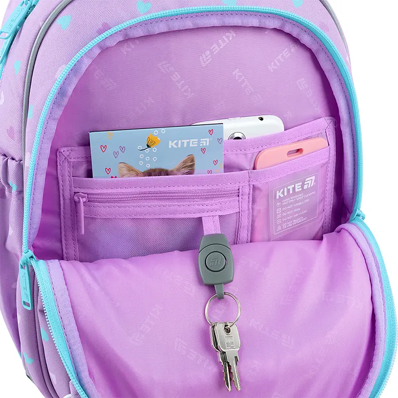 Рюкзак для початкової школи Kite Education 763S SP Фіолетовий (SP26-763S) - фото 11