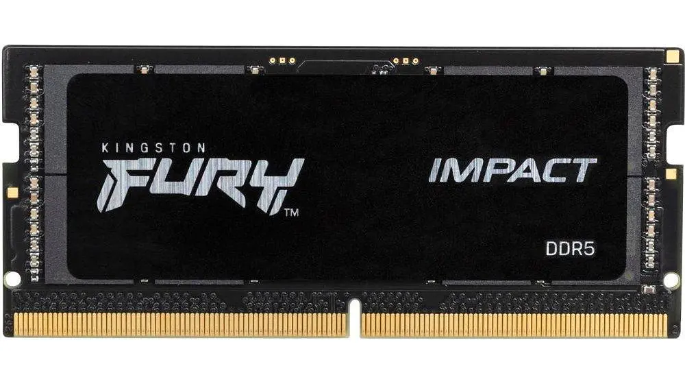 Модуль памяти Kingston Fury DDR5 16GB (2x8) SO-DIMM 4800 MHz Impact (KF548S38IBK2-16) - фото 3