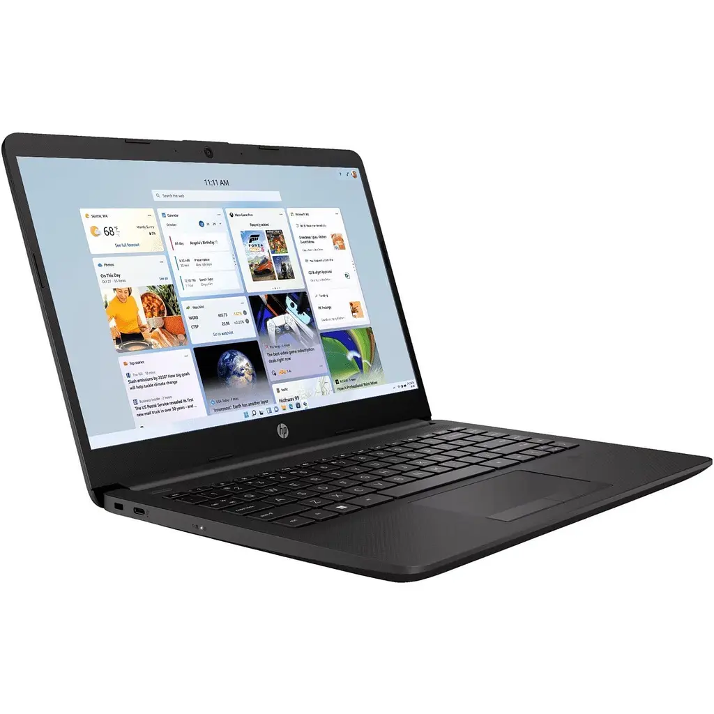 Ноутбук HP 14 240R-G9 FHD IPS/Intel 3-100U/16GB/512SSD/UMA/DOS/Black (CN5X4AT) - фото 3