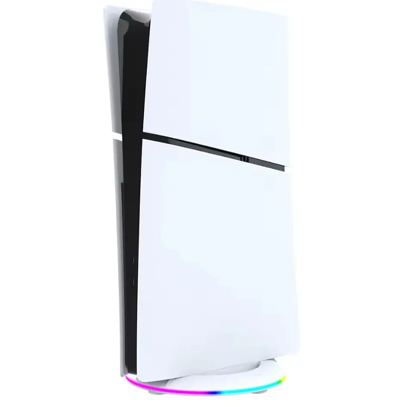 Вертикальна RGB-підставка Pega Sony PlayStation 5 Slim PS5 Slim Білий - фото 3
