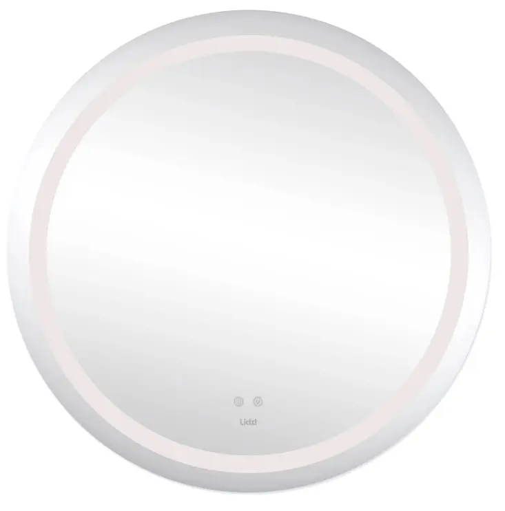 Дзеркало Lidz Aria (AR1) кругле з LED-підсвічуванням Touch, антизапотіванням, диммером, регулюванням яскравості LD78LR800 - фото 2