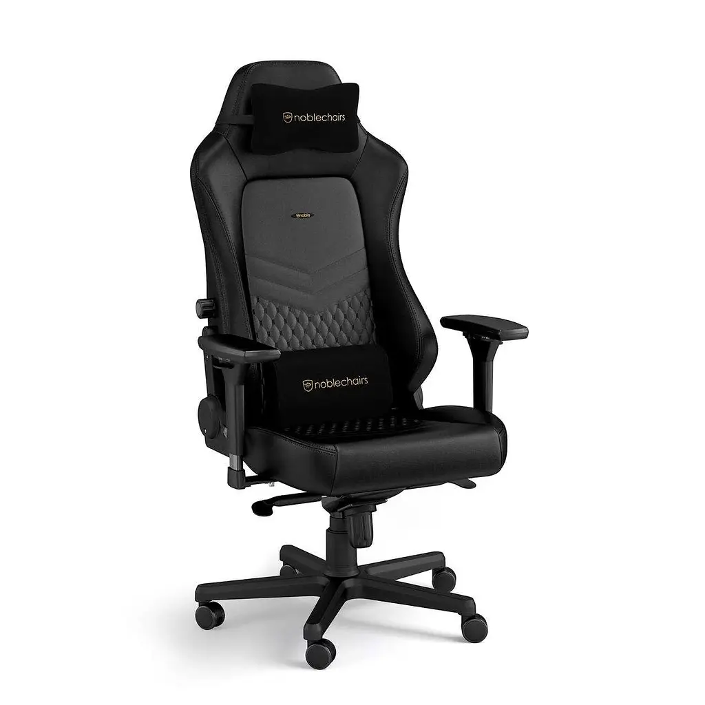Геймерське крісло Noblechairs HERO з натуральної шкіри - фото 2
