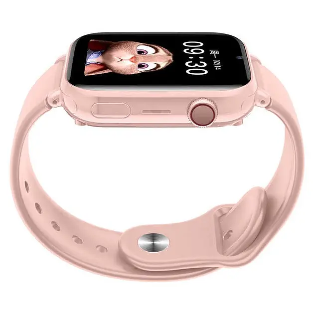 Детские смарт часы-телефон LEMFO LT38 4G GPS SIM-карта геозона видеозвонок Pink (17825) - фото 3