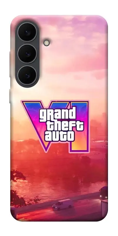 TPU чехол Demsky GTA VI Vice City для Samsung Galaxy S25 FE