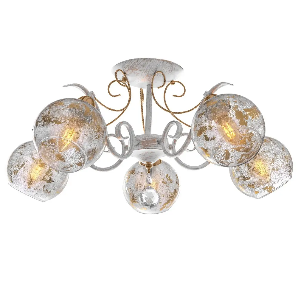 Люстра потолочная Brille E14 40W WH (BKL-596C/5) - фото 4