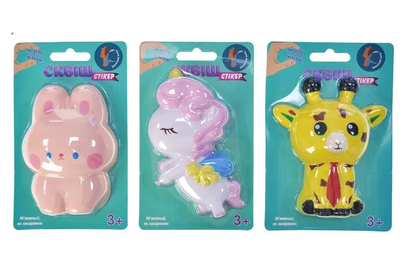Іграшка антистрес сквіш наклейка тварини VT9001-01 Vladi Toys - фото 3