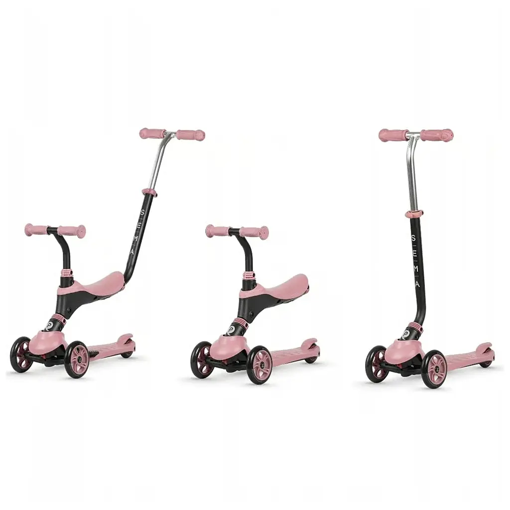 Самокат QPlay Sema 5 в 1 Pink (ST-004SemaPink) - фото 9