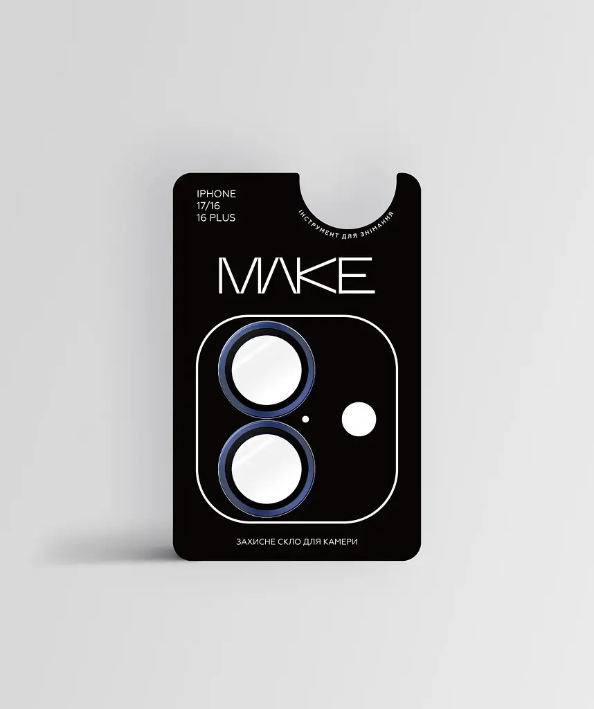 Захисне скло камери MAKE Apple iPhone 17 Camera Glass Blue - фото 2