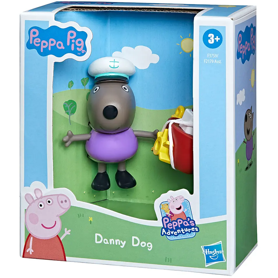 Ігрова фігурка Peppa Pig Веселі друзі Денні з корабликом (F3759) - фото 2