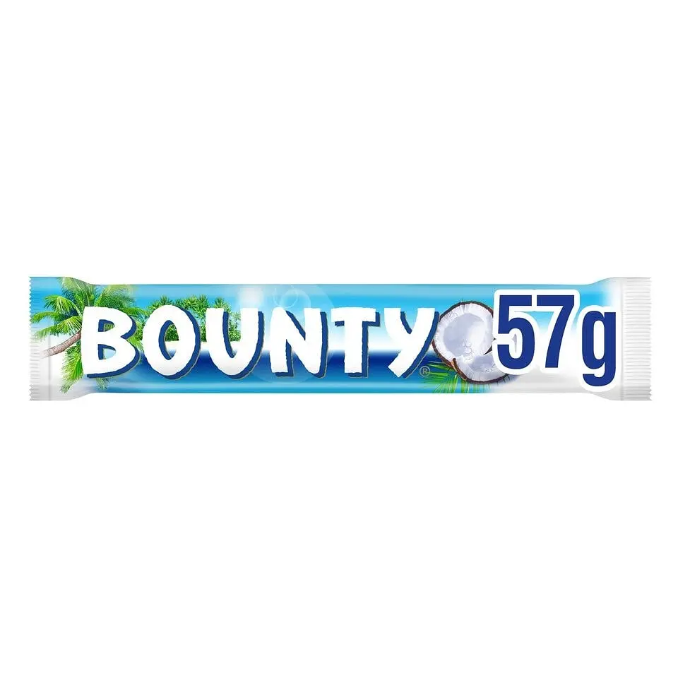 Батончики Bounty Coconut Milk Chocolate Twin Bars Multipack 4 х 57 г - фото 4