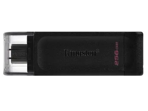 Флеш накопитель USB 256Gb DataTraveler 70, Black Kingston teh0021078 - фото 2