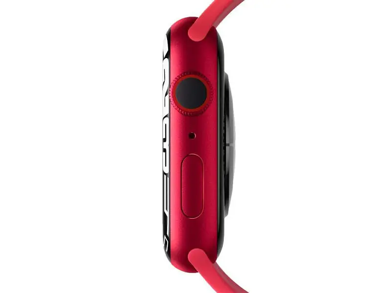 Смарт-годинник Apple Watch Series 7 GPS 45mm PRODUCT RED Aluminum Case With PRODUCT RED Sport Band (MKN93) - фото 2