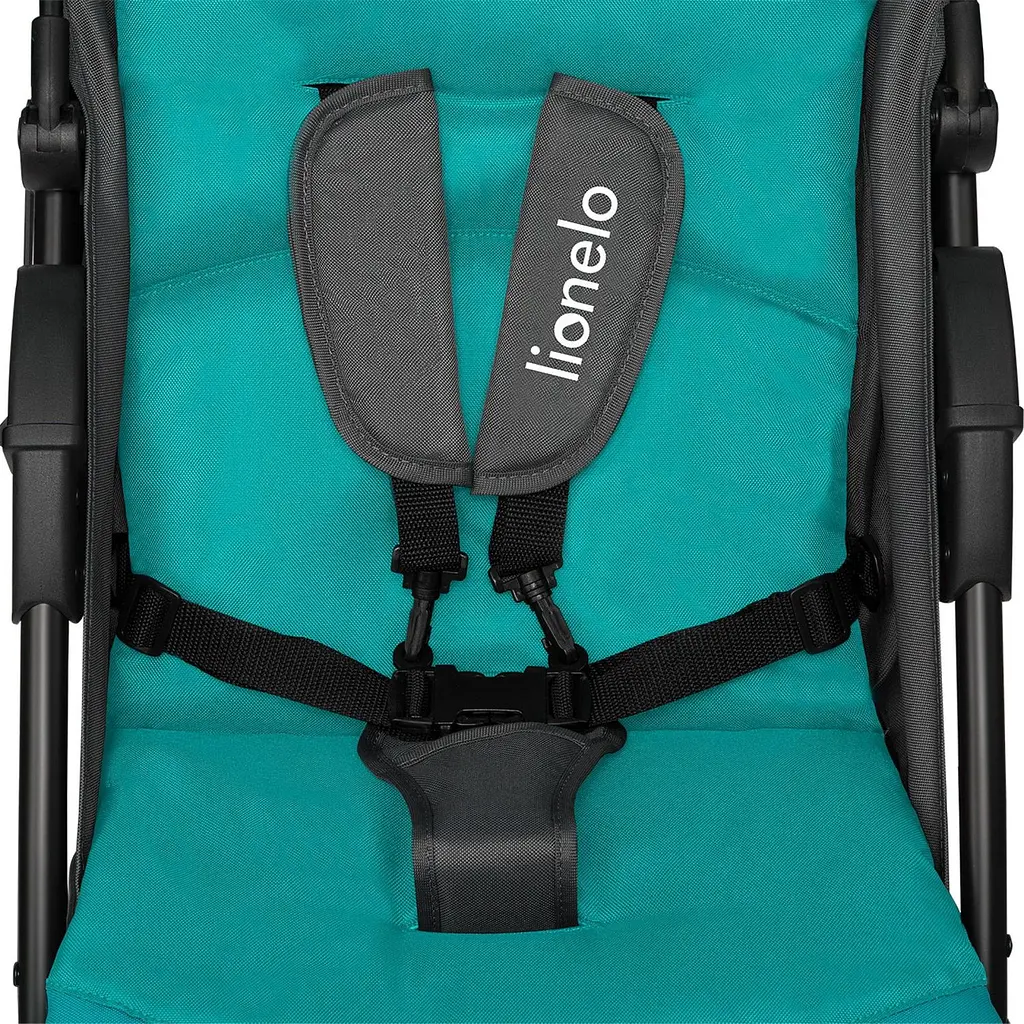 Коляска прогулянкова Lionelo Emma Plus Vivid Turquoise, бірюзова (LO-EMMA PLUS VIVID TURQUOISE) - фото 5