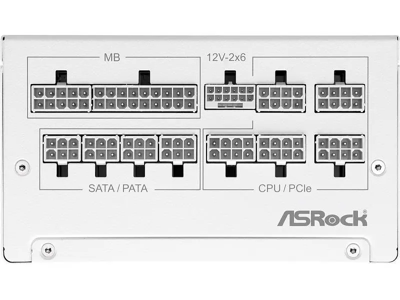 Блок живлення ASRock Steel Legend 850W White (SL-850GW) - фото 4