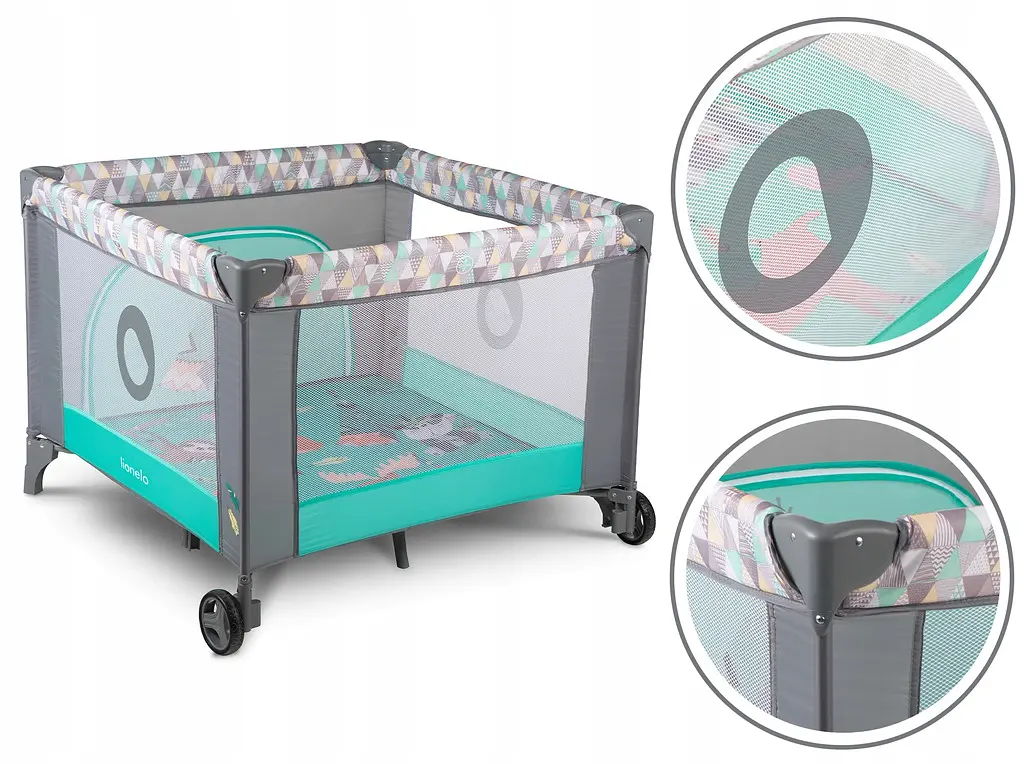 Манеж Lionelo Sofie Turquoise Scandi - фото 6