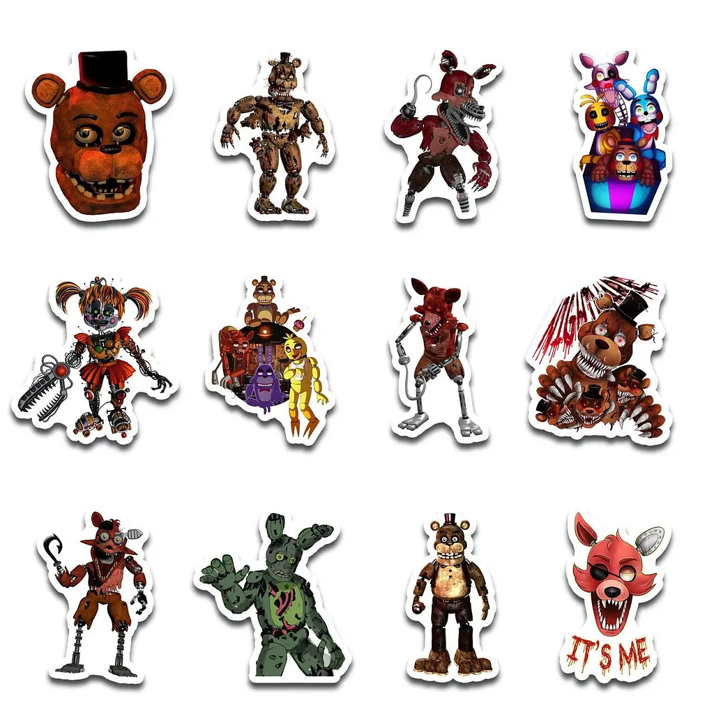 Стикерпак GeekLand Five Nights at Freddy's 45 штук (SP 5NF 01) - фото 5