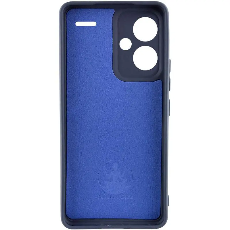 Чехол Silicone Cover Ummi Lakshmi Full Camera (AA) для Xiaomi Redmi Note 13 Pro+ Синий / Midnight Blue - фото 2