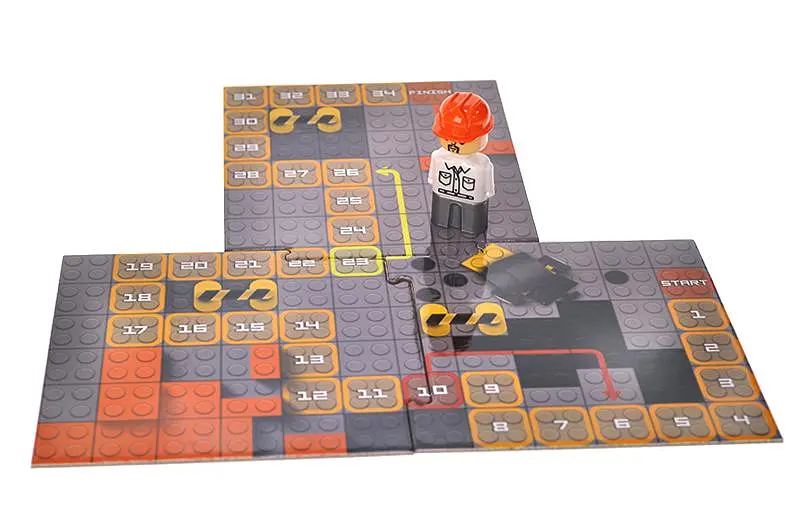 Конструктор блоковий QB300-003 "Block&Steps: Будівельний набір" + ходилка та меморі гра 3в1, 94дет. qbee - фото 4