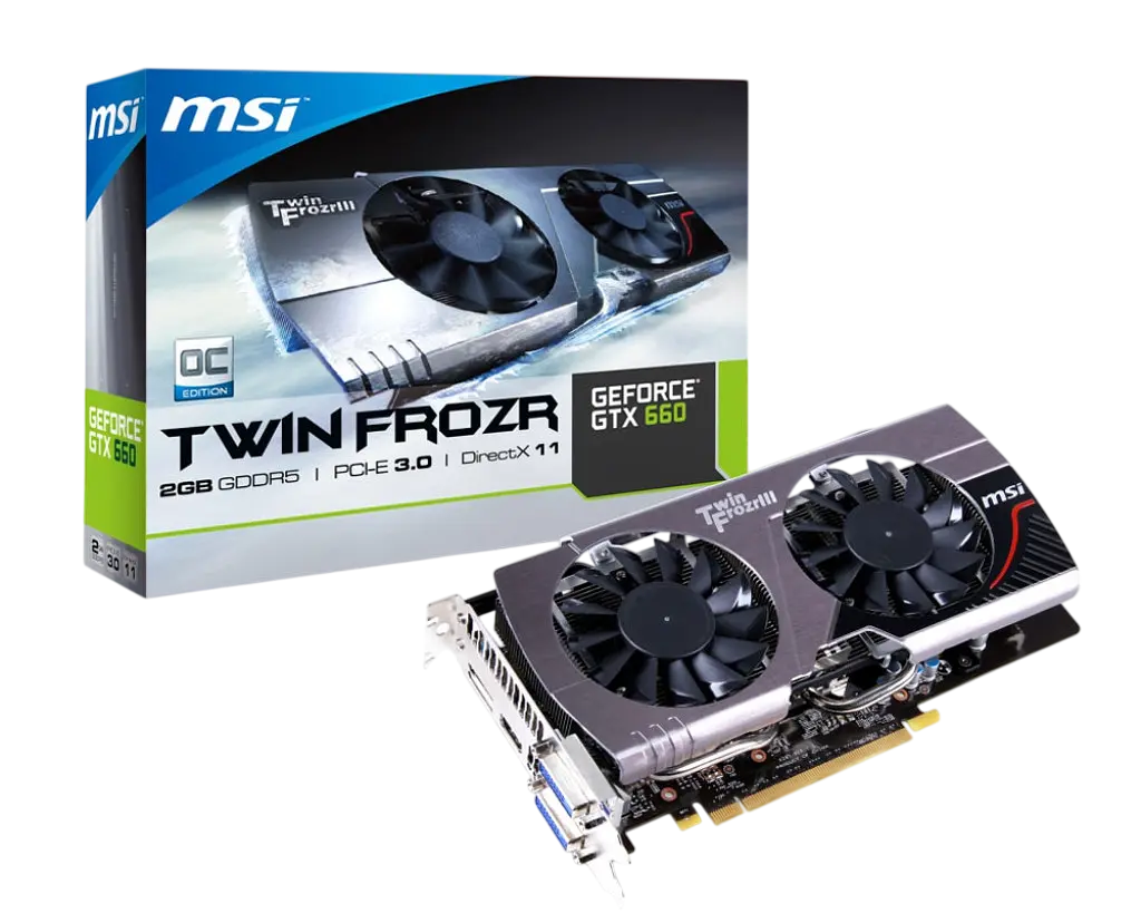 Відеокарта GeForce GTX 660 2GB MSI Twin Frozr OC (N660 TF 2GD5/OC) Б/В - фото 4