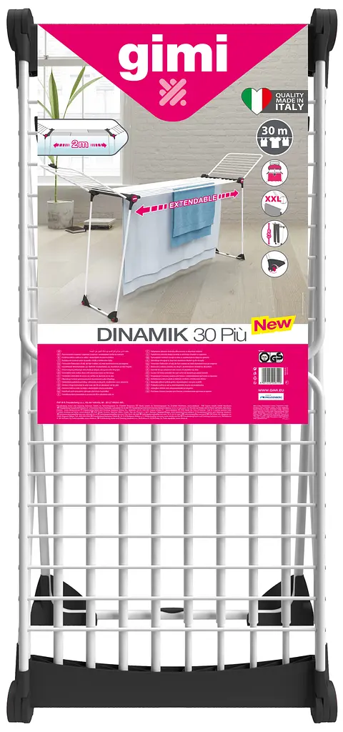 Сушарка для білизни підлогова Gimi Dinamik 30 Plus (169263) - фото 3