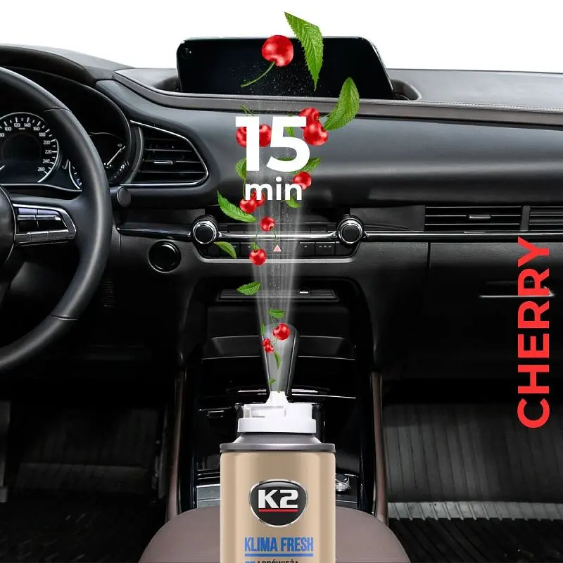 Очищувач системи кондиціонування K2 Klima Fresh Вишня 150 мл - фото 8