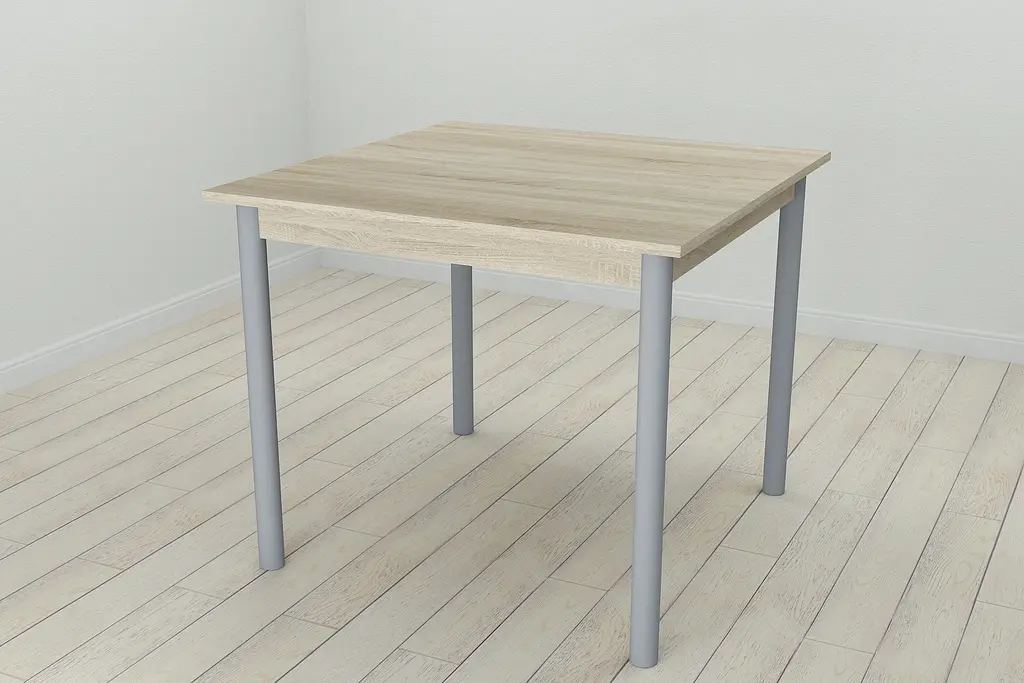 Кухонний стіл Ferrum-decor Агата 75x90x90 Сірий ДСП Сонома 16мм (FRD-106261) - фото 2