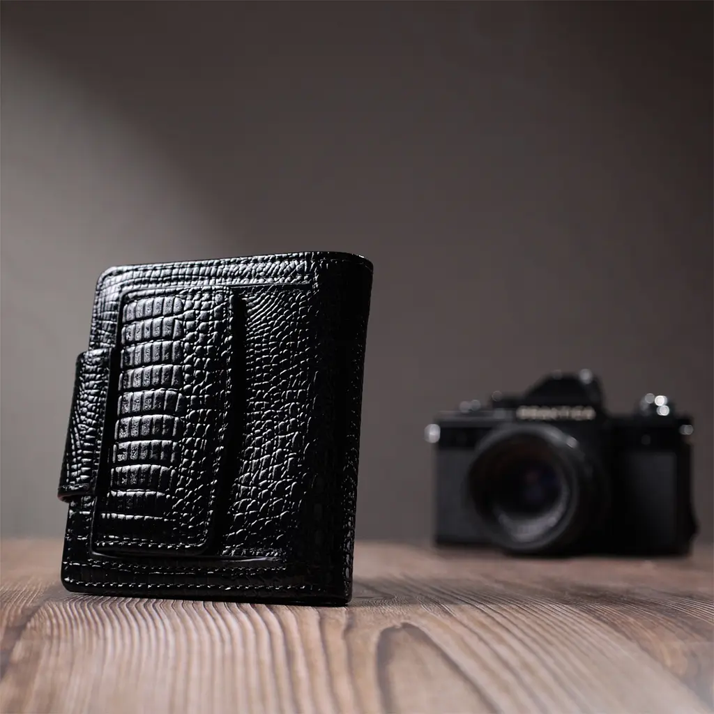 Кожаный женский кошелек ST Leather 10х11.5х1 см acs0029402 - фото 10