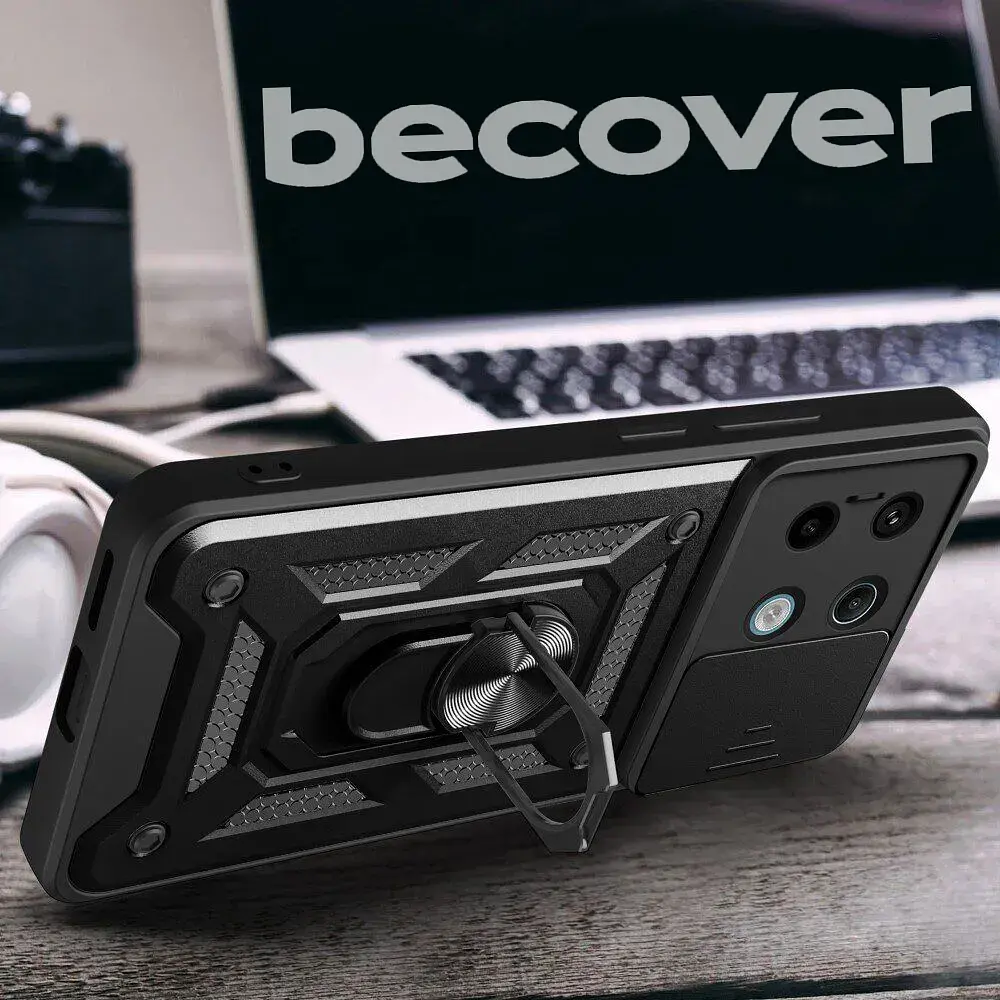 Панель BeCover Military для Xiaomi Redmi Note 13 Pro 5G Black (710693) - фото 3
