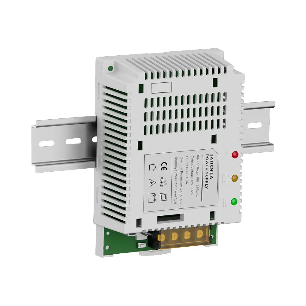 Плата ДБЖ Kraft PSU-1203LED(BOARD) з кріпленням на DIN-рейку (41-00047) - фото 2