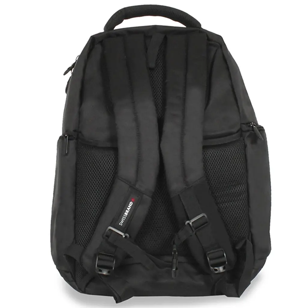 Рюкзак міський Swissbrand Wembley 19 Black (SWB_S19BEWEM001U), Чорний - фото 2