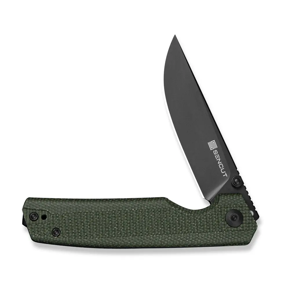 Ніж складаний кишеньковий Sencut Stria, (7,9 см) D2 / Micarta зелений - фото 3