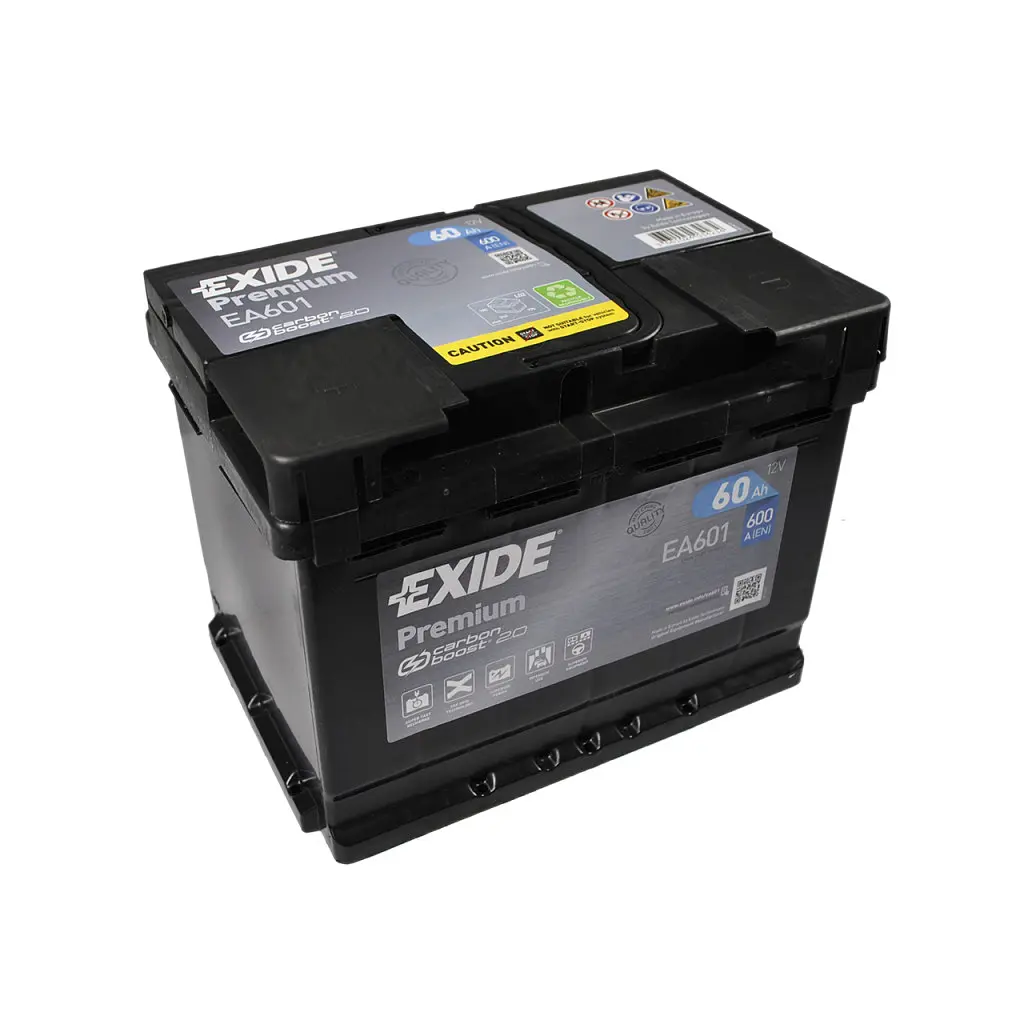 Акумулятор автомобільний EXIDE PREMIUM 60A (EA601) - фото 4