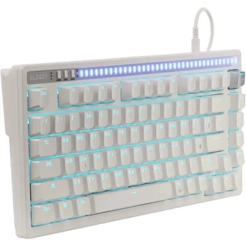 Клавіатура A4Tech Bloody AT75 USB RGB UA White (4711421002776) - фото 3