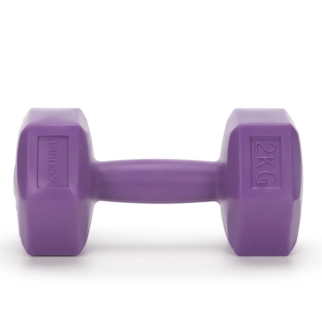 Гантелі Actiget Hex 2 x 2 кг ACT0158 Purple - фото 3