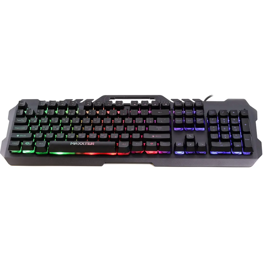 Клавіатура ігрова Maxxter KBGUML01UA з підсвіткою black (1605337) - фото 2