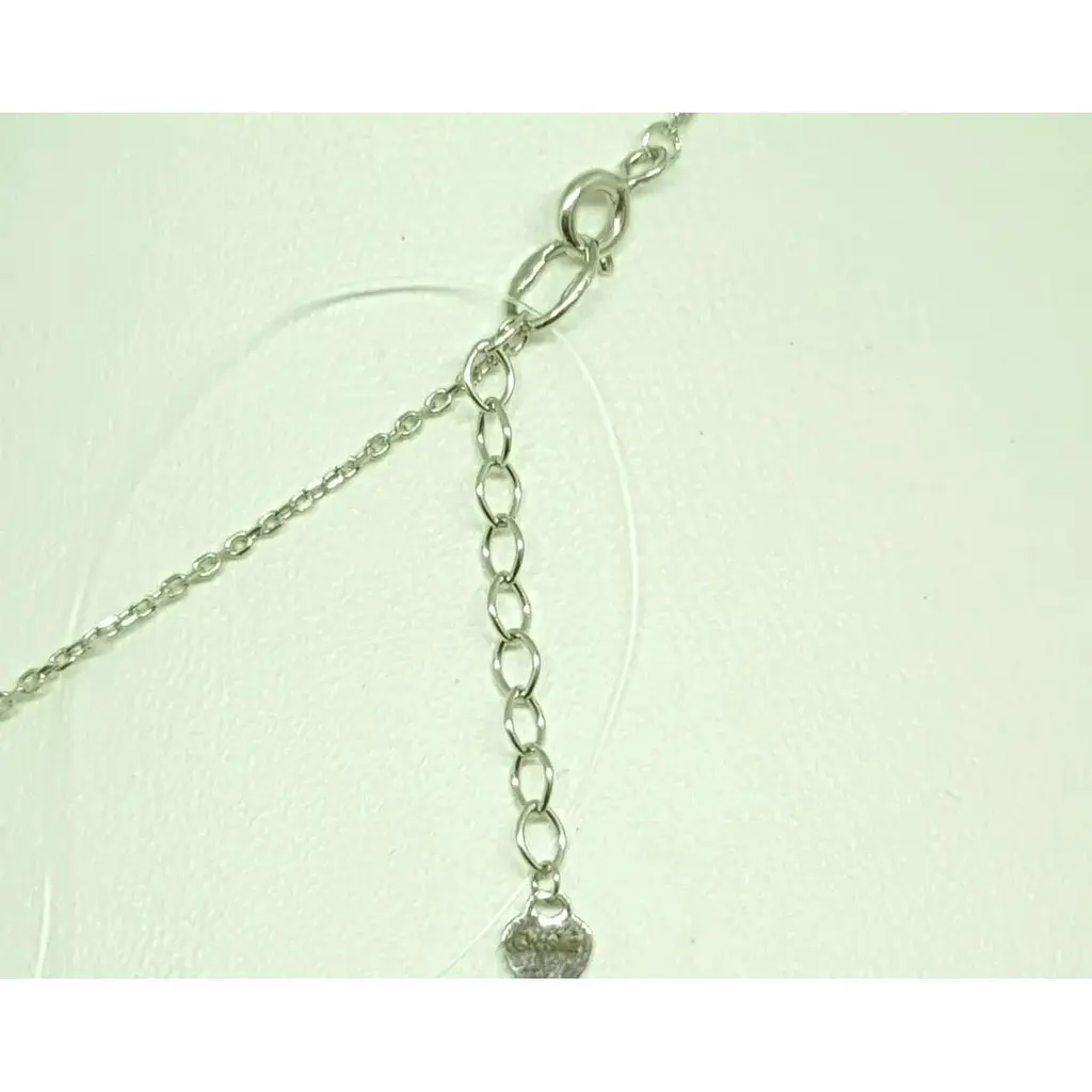 Срібне кольє Qvaliz для гравіювання з фіанітом. 90801262 - фото 3