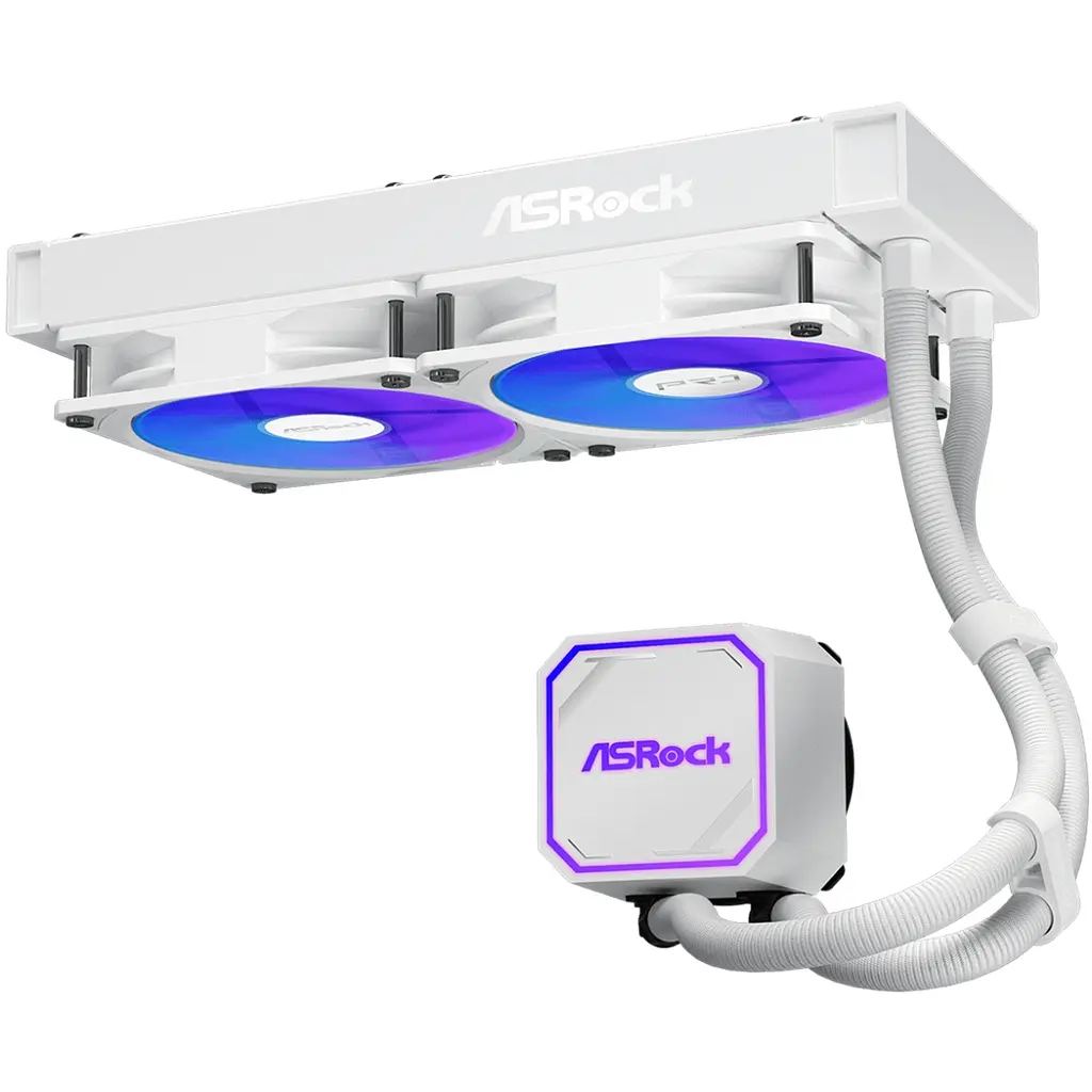 Система водяного охолодження ASRock Pro White 240 ARGB - фото 3