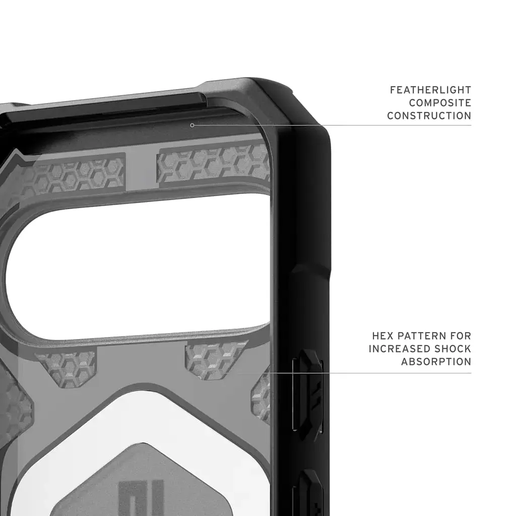 Чохол UAG для Google Pixel 10 Pro, Pathfinder Clear MagSafe, Ash teh0019386 - фото 6