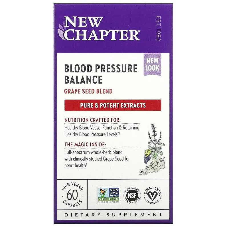 Поддержка артериального давления New Chapter Blood Pressure 60 капсул - фото 2